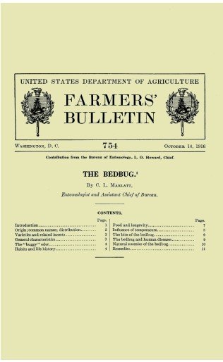 USDA Farmers' Bulletin, 1916